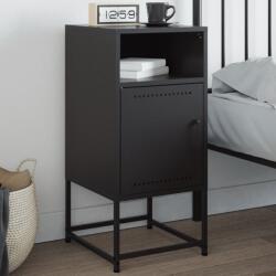 vidaXL Noptiera, negru, 36x39x59 cm, otel GartenMobel Dekor (846566)
