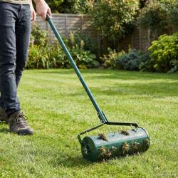 vidaXL Rola de gazon trasa cu cleme pentru aerator Verde 128 x 38 cm GartenMobel Dekor (42032345) Compostator