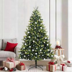 vidaXL Brad de Craciun artificial cu ramuri articulare 300 LEDs 210 cm GartenMobel Dekor (3396003)