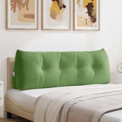 vidaXL Perna pentru spate Verde deschis 140 x 24 x 50 cm Catifea GartenMobel Dekor (42014519)