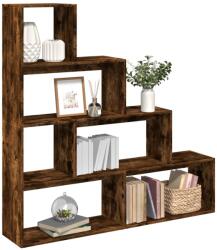vidaXL Biblioteca/separator stejar fumuriu 143, 5x29x143, 5 cm lemn GartenMobel Dekor (857998) Biblioteca