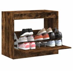 vidaXL Pantofar, stejar fumuriu, 80x42x69 cm, lemn compozit GartenMobel Dekor (840005) Pantofar