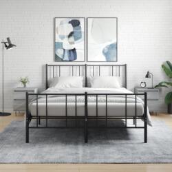 vidaXL Noptiere, 2 buc. , gri sonoma, 40x35x50 cm, lemn compozit GartenMobel Dekor (830681)
