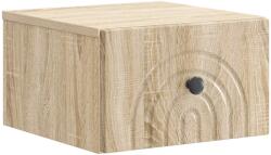 vidaXL Noptiera suspendata cu sertar, stejar sonoma, 33 x 34, 5 x 20 cm (898089)