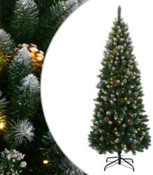 vidaXL Brad de Craciun artificial cu 300 LED-uri, 210 cm GartenMobel Dekor (3315751)