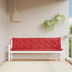 vidaXL Perne banca de gradina 2buc. , rosu, 200x50x7cm, tesatura oxford GartenMobel Dekor (361741)