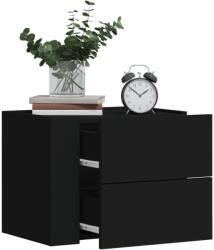 vidaXL Noptiera de perete, negru, 45x30x35 cm GartenMobel Dekor (848327)