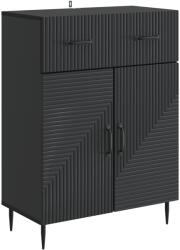 vidaXL Bufet cu sertar Negru 66 x 34, 5 x 89, 5 cm Lemn prelucrat GartenMobel Dekor (894866) Comoda
