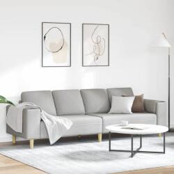 vidaXL Canapea pentru living Gri nori 250 x 77 x 76 cm Poliester GartenMobel Dekor (3335089) Canapea
