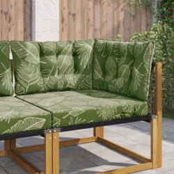 vidaXL Perna pentru canapea de exterior 3 pcs Design cu frunze GartenMobel Dekor (900928)