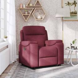 vidaXL Fotoliu rabatabil, rosu vin, material textil GartenMobel Dekor (4015683)