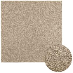 vidaXL Covor ZIZUR aspect iuta, 120x120cm, pentru interior si exterior GartenMobel Dekor (4010406) Covor