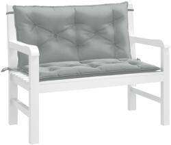 vidaXL Perna banca de gradina 2db melanj gri deschis 100x50x7cm textil GartenMobel Dekor (4002586)