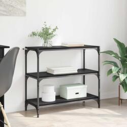 vidaXL Dulap pentru carti Stejar Negru 80 x 33 x 70, 5 cm GartenMobel Dekor (881110) Biblioteca