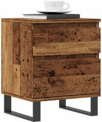 vidaXL Noptiera, lemn vechi, 40x35x50 cm, lemn prelucrat GartenMobel Dekor (857436)