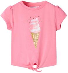 vidaXL Tricou pentru copii, roz fosforescent, 92 GartenMobel Dekor (11249)
