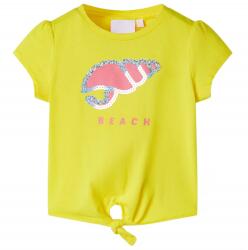 vidaXL Tricou pentru copii, galben, 104 GartenMobel Dekor (10665)