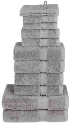 vidaXL Set de prosoape premium SOLUND, 12 piese, gri, 600 g/m2 GartenMobel Dekor (137577) Prosop