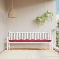 vidaXL Perna banca de gradina, rosu vin, 200x50x7 cm, textil oxford GartenMobel Dekor (361649)
