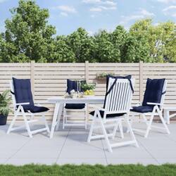 vidaXL Perne scaun spatar înalt 4 buc. , bleumarin, tesatura Oxford GartenMobel Dekor (377669)