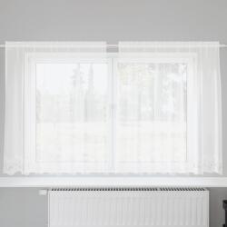 vidaXL Cortina din Dantela cu perdele Alb 140 x 200 cm Poliester GartenMobel Dekor (4107764)