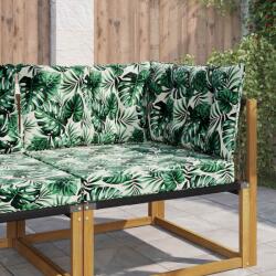 vidaXL Perna pentru canapea de exterior 3 pcs Model cu frunze GartenMobel Dekor (900926)