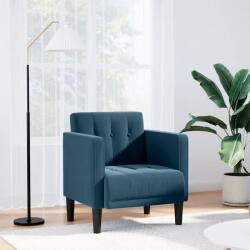 vidaXL Canapea Scaun cu cotiere, albastru, 53 cm, catifea GartenMobel Dekor (4100552)