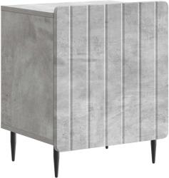 vidaXL Noptiera gri beton din lemn prelucrat, 43 x 34, 5 x 52 cm, stil modern (894341)