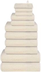 vidaXL Set prosoape 12 piese crema 360 g/m2 100% bumbac GartenMobel Dekor (137109) Prosop