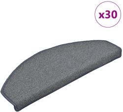 vidaXL Covorase pentru scari, 30 buc. , 65x24x4 cm, gri deschis si albastru, semirotunde, mari GartenMobel Dekor (3365764) Covor