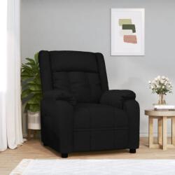 vidaXL Fotoliu rabatabil, negru, material textil GartenMobel Dekor (348110)