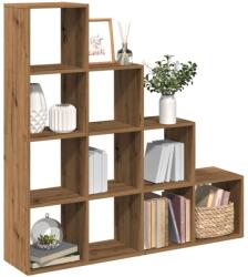 vidaXL Biblioteca/separator 4 niveluri stejar 131, 5x29x131, 5 cm lemn GartenMobel Dekor (857975) Biblioteca