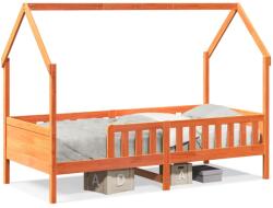 vidaXL Cadru pat de copii, maro ceruit, 80x200 cm, lemn masiv de pin GartenMobel Dekor (850706)