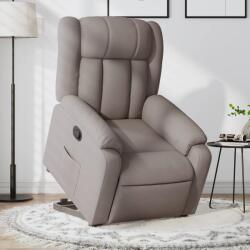 vidaXL Fotoliu rabatabil cu ridicare pe verticala, gri taupe, textil GartenMobel Dekor (3205324)
