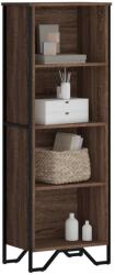 vidaXL Biblioteca, stejar maro, 50x31x137, 5 cm, lemn prelucrat GartenMobel Dekor (848613) Biblioteca