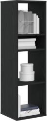 vidaXL Dulap cu carti negru 34x31x112 cm lemn prelucrat GartenMobel Dekor (860284) Biblioteca
