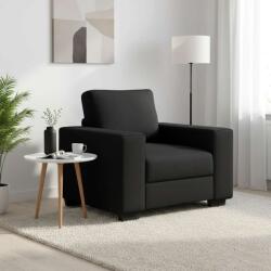 vidaXL Canapea Scaun Negru 100x77x82 cm Tesatura GartenMobel Dekor (4105148) Canapea