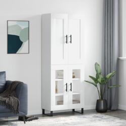 vidaXL Dulap înalt, alb, 69, 5x34x180 cm, lemn compozit GartenMobel Dekor (3199641) Comoda