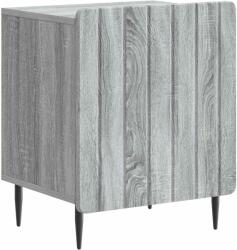 vidaXL Noptiera gri Sonoma 43 x 34, 5 x 52 cm din lemn prelucrat, cu usa (894347)