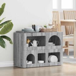 vidaXL Bufet Gri Sonoma 80.5 x 35 x 59 cm Lemn compozit GartenMobel Dekor (891330) Comoda
