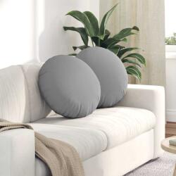 vidaXL Perne de Sezut 2 pcs Gri nori Ø50 x 19 cm tesatura GartenMobel Dekor (42014170)