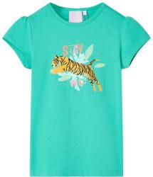 vidaXL Tricou pentru copii, verde menta, 128 GartenMobel Dekor (11162)