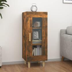 vidaXL Servanta, stejar fumuriu, 34, 5x34x90 cm, lemn compozit GartenMobel Dekor (817426) Comoda