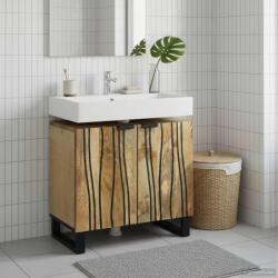 vidaXL Dulap pentru Chiuveta de Baie cu raft Maro 62 x 33 x 58 cm GartenMobel Dekor (4017955)