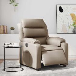 vidaXL Fotoliu rabatabil electric, cappuccino, piele ecologica GartenMobel Dekor (3205034)