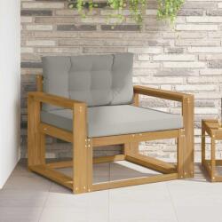 vidaXL Canapea Medie pentru Exterior Poliester Alb GartenMobel Dekor (3439015) Canapea