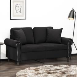 vidaXL Perne decorative, 2 buc. , negru, 40x40 cm, catifea GartenMobel Dekor (349490)