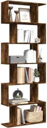 vidaXL Biblioteca/separator 6 niveluri stejar fumuriu 70x24x193cm lemn GartenMobel Dekor (858088) Biblioteca