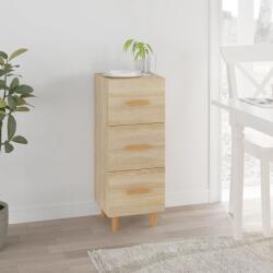 vidaXL Servanta, stejar sonoma, 34, 5x34x90 cm, lemn compozit GartenMobel Dekor (812342) Comoda