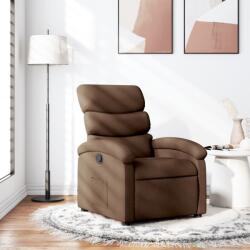 vidaXL Fotoliu rabatabil, maro, material textil GartenMobel Dekor (371693)